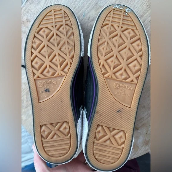 CONVERSE x Ibn Jasper Collab One Star Low Top Black/White/Spectra Yellow Size M9 - Picture 9 of 10